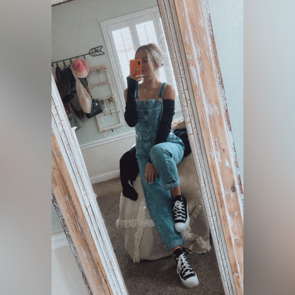 Free people Jean overalls